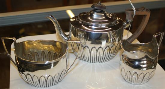 3 piece silver batchelors teaset